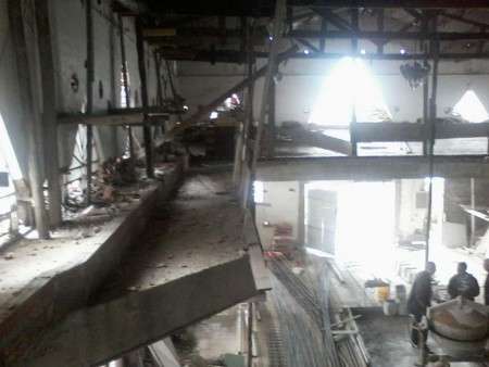 Imagem Interna da Galeria Esquerda de sobre o Púlpito